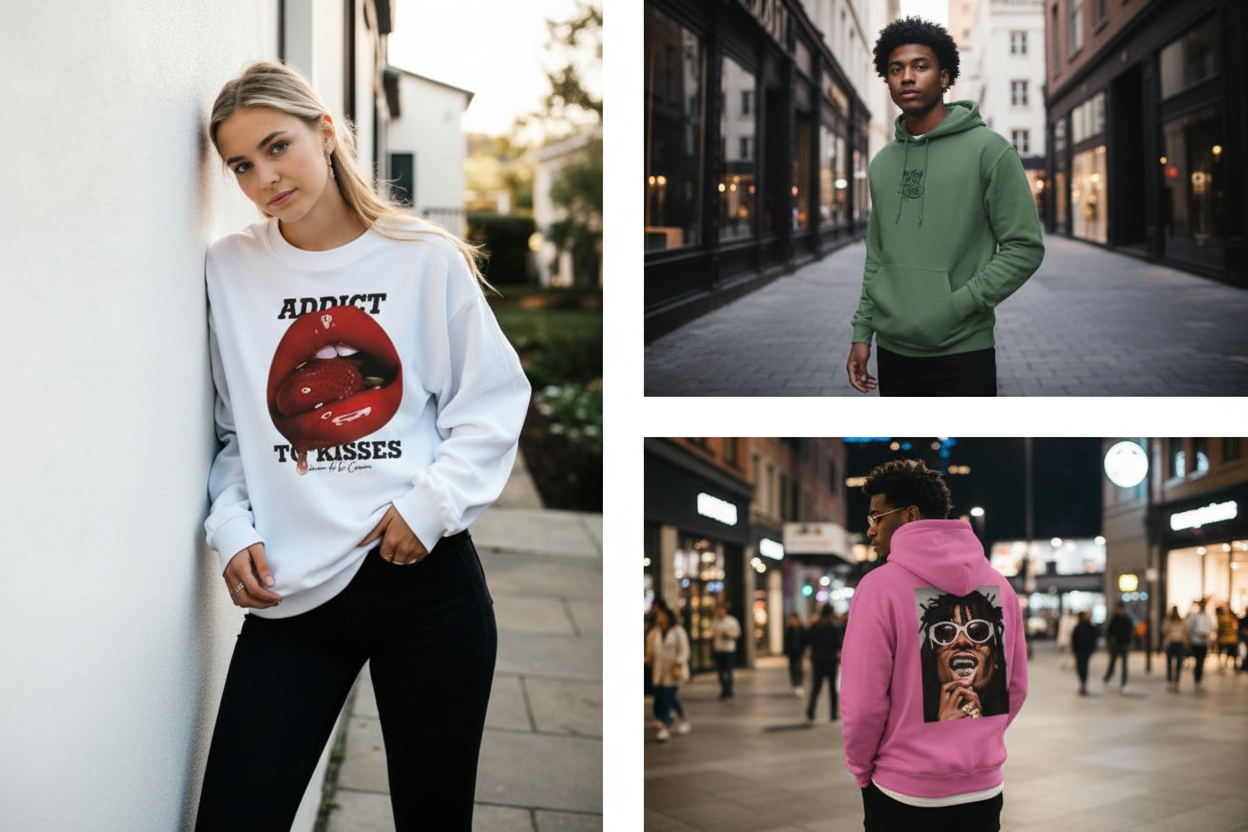 Mannequins portant collection