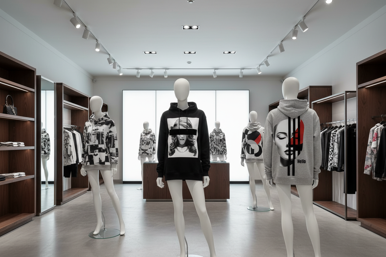 Showroom hoodies designs artistiques